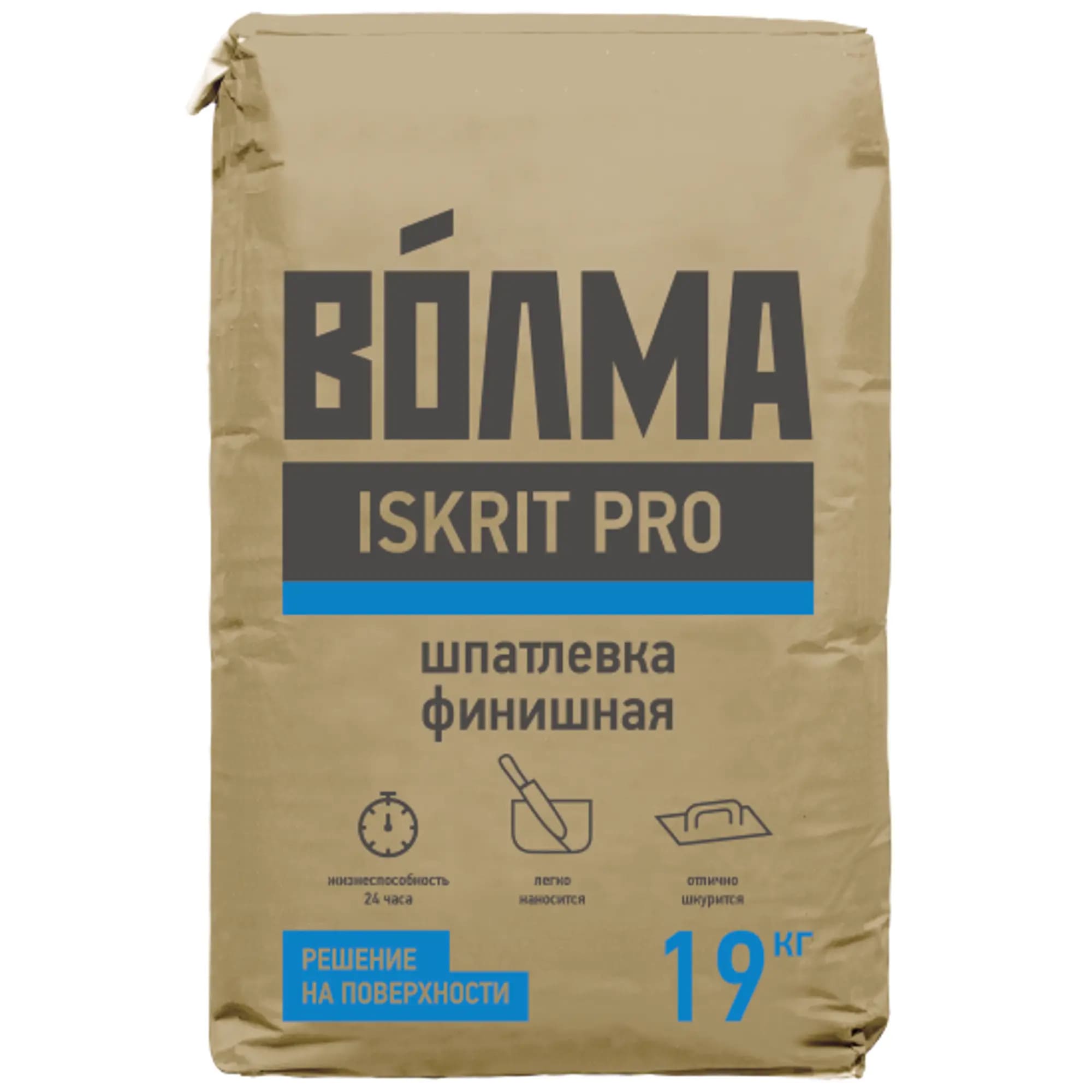 Шпаклевка Волма-Iskrit Pro (ВТР) 19кг (60)								