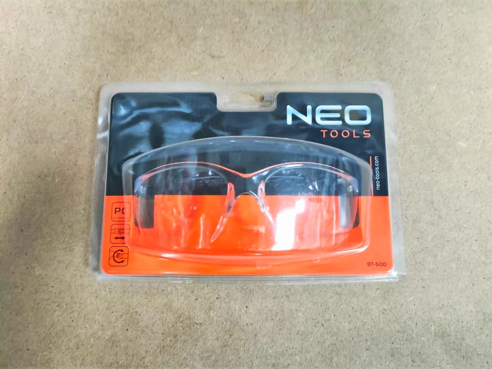 Очки защитные из поликарбоната, белые NEO (97-500)