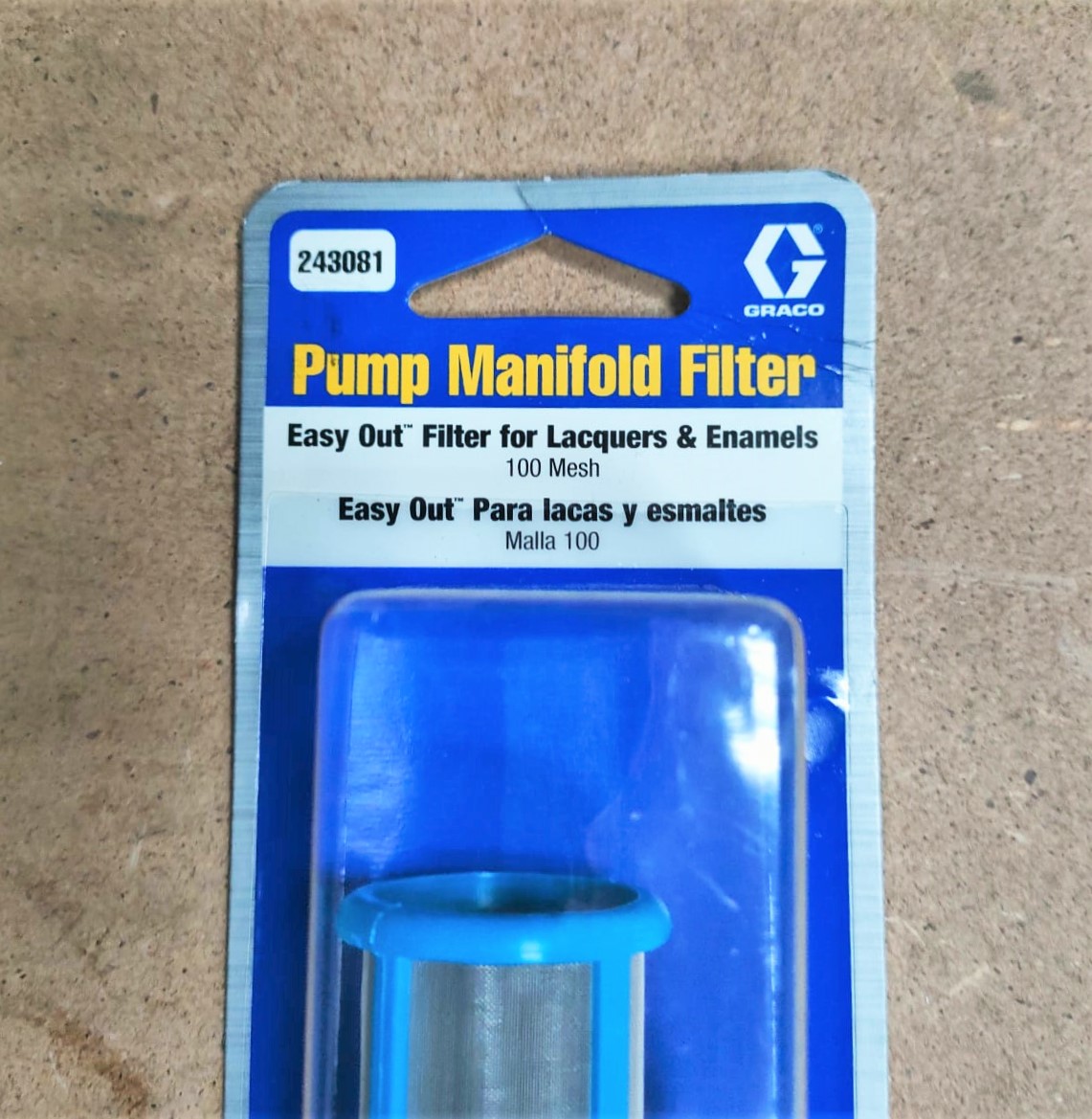 Фильтр коллектора насоса EASY OUT FILTERS (короткий), 290 CLASSIC, 100 меш Graco								