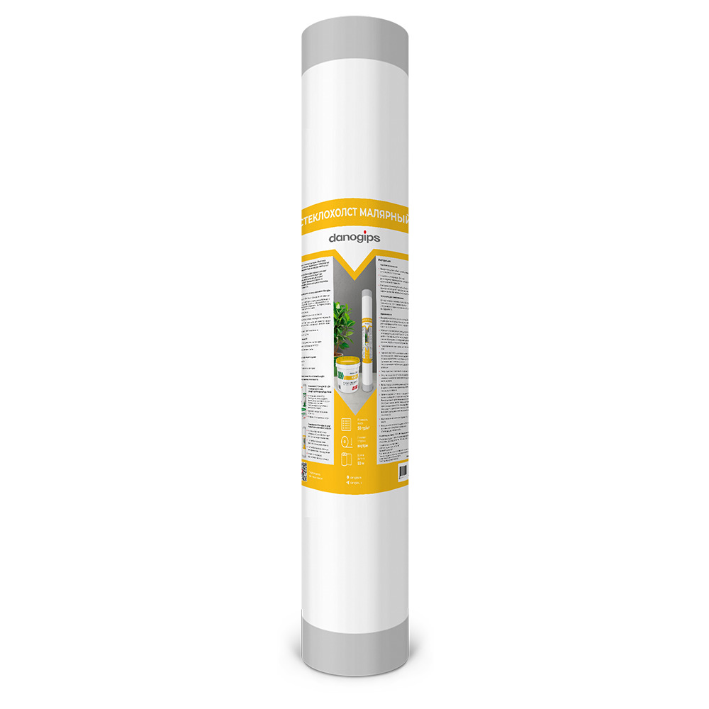 Стеклохолст маляр.Danogips 50г/м2 50 м(8)								