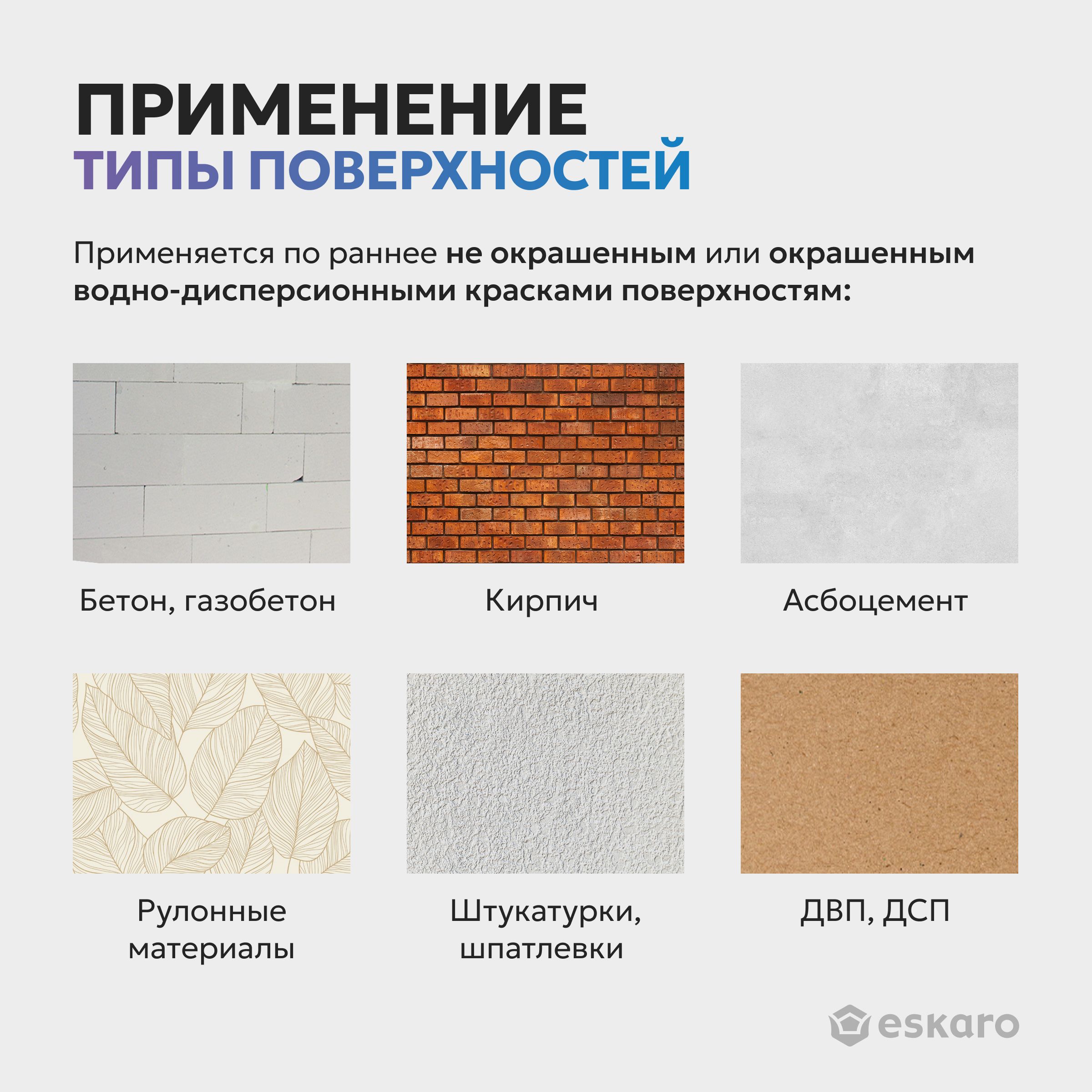 Краска матовая для стен и потолков Eskaro Moda 3 (База А - белая) 2,7 л