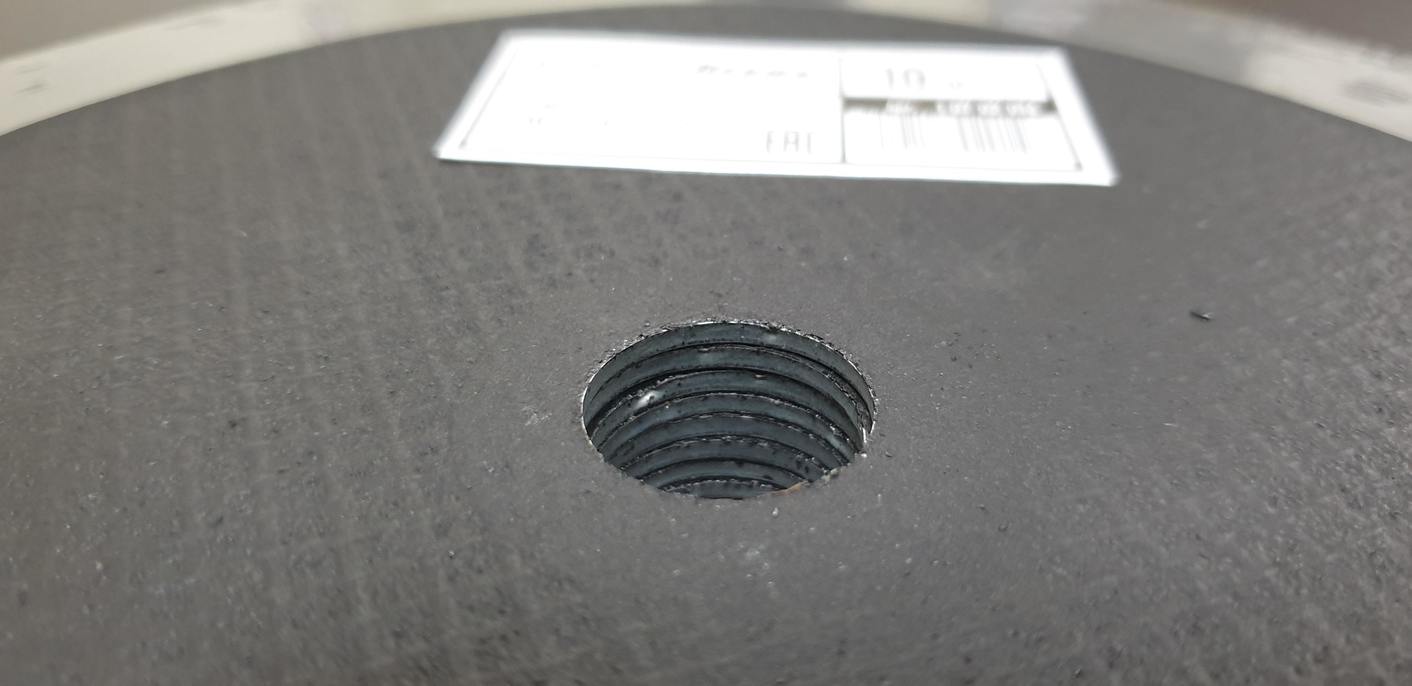 Круг (диск) отрезной по металлу для болгарки (УШМ) 230 х 2,5 х 22,2 мм КРАТОН Профи (1 шт)
