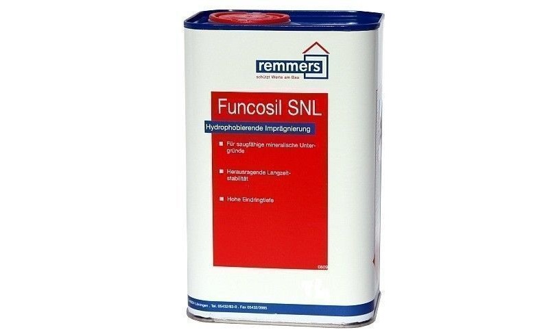 Гидрофобизирующая пропитка для всех типов впитывающих оснований REMMERS FUNCOSIL SNL (30л)