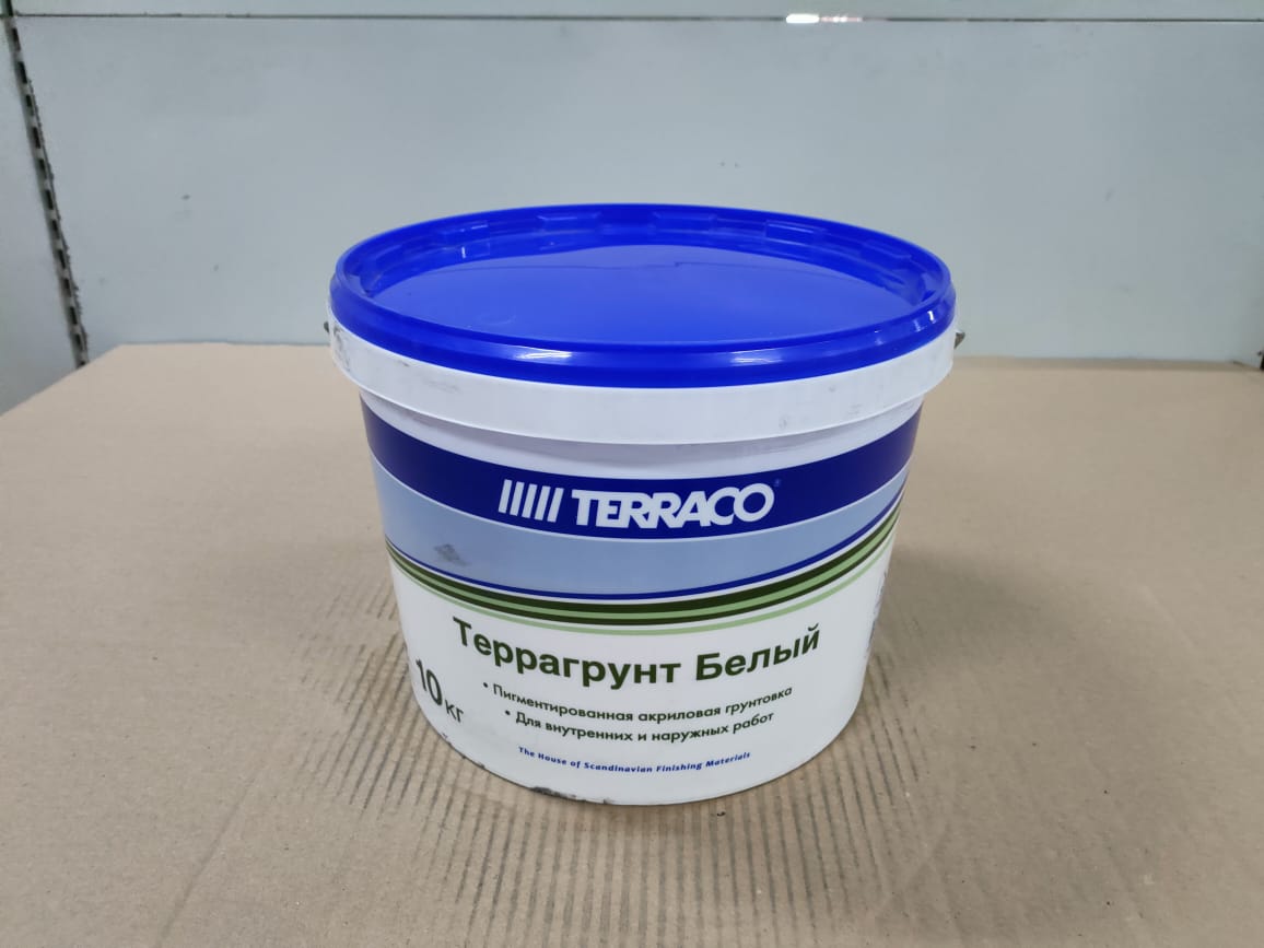 Грунт белый/колер. используется перед нане-нием финишных покрытий Terragrunt White/Colored Clear 10к