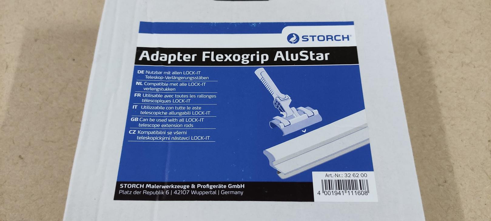 Адаптер для фасадного шпателя Flexogrip Alustar STORCH (326200)