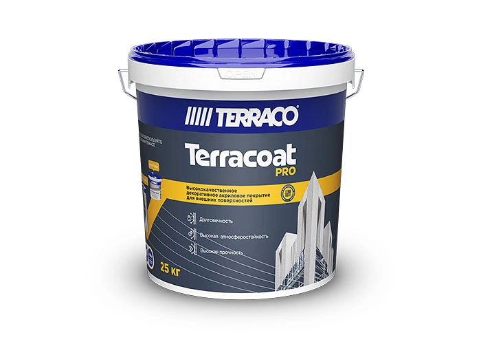 Штукатурка "Шуба" Terracoat Pro Granule (1,5мм) база Clear 25кг