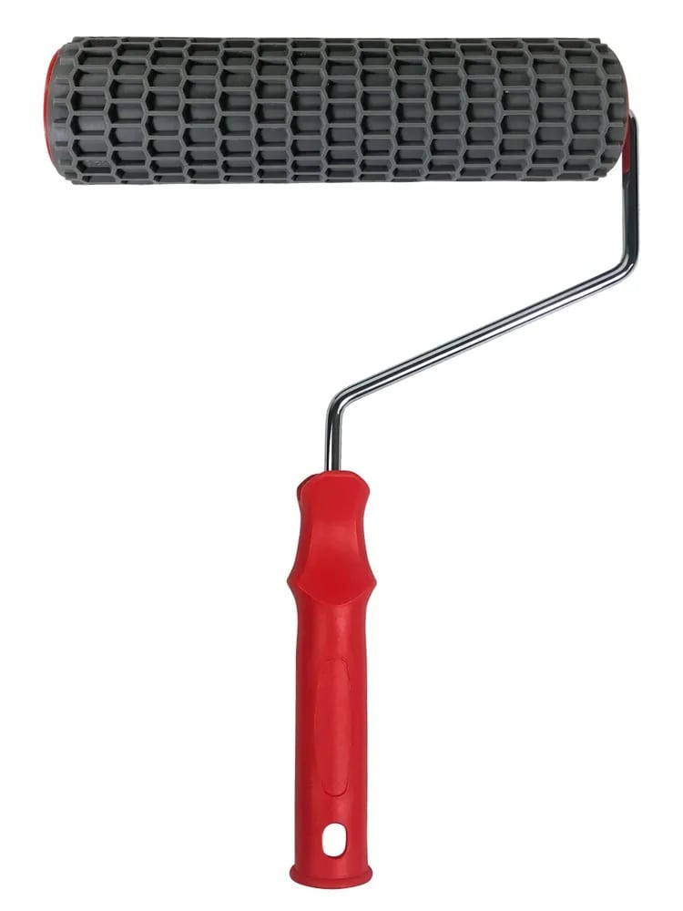 Декоративный валик жесткий резиновый СОТЫ 23см STMDECOR (EG729T)