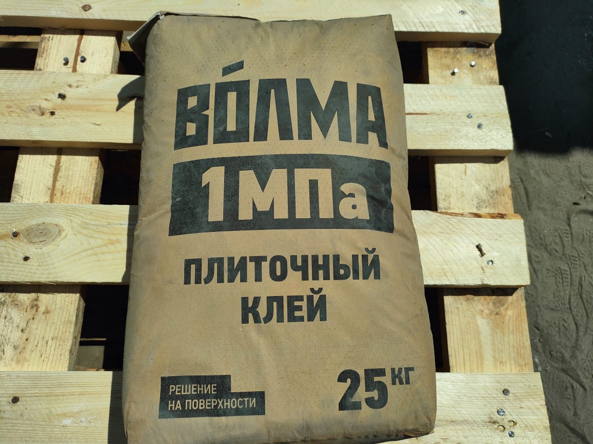 Плиточный клей Волма-1 МПа (ВТР) 25 кг ДИСКОНТ								