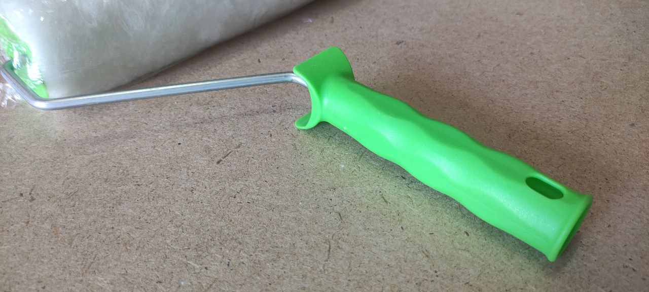 Валик с ручкой 250 мм (диаметр 48 мм, бюгель 6 мм, ворс 15 мм) искусственный мех СИБРТЕХ								