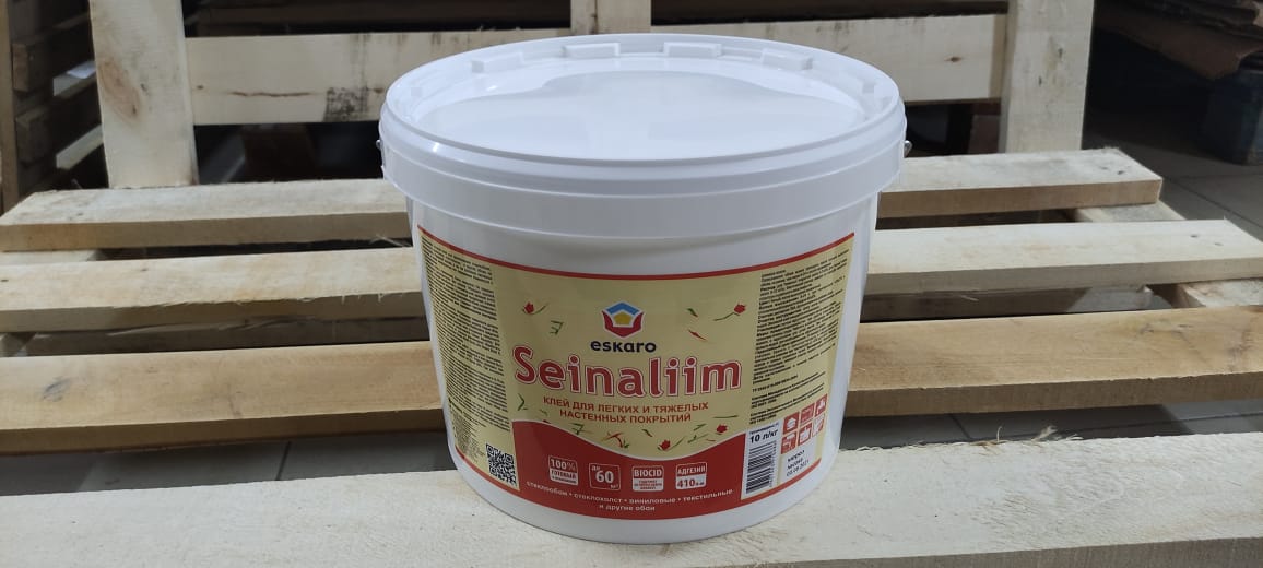 Готовый клей для тяжелых обоев Eskaro Seinaliim 10 л (Сейналим)