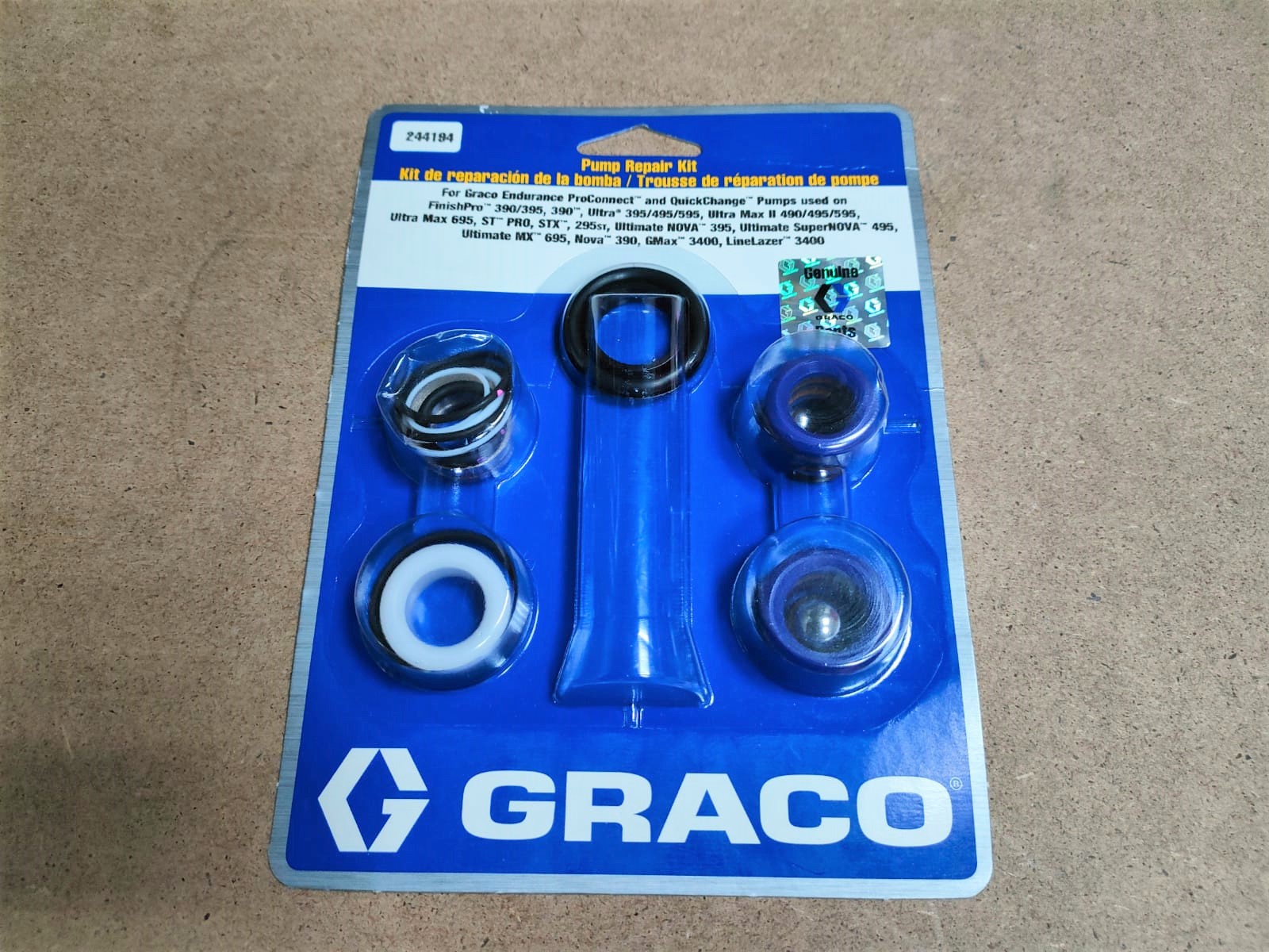 Ремкомплект уплотнений Stmax 495 для насоса GRACO / Грако
