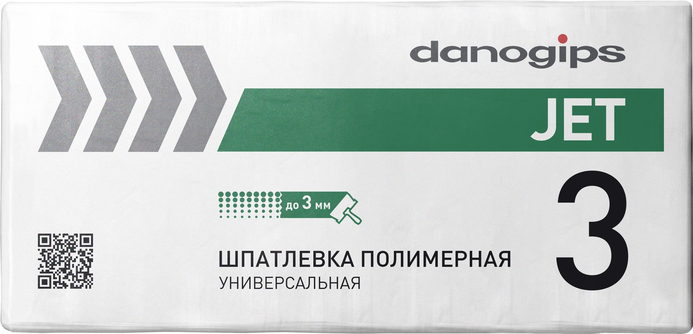Шпатлевка полимерная универсальная Danogips JET 3 20 кг