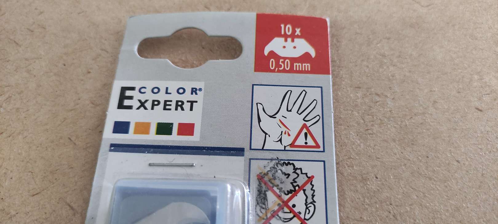10 крюкообразных лезвий в футляре Color Expert (95527037) 0,5 мм								