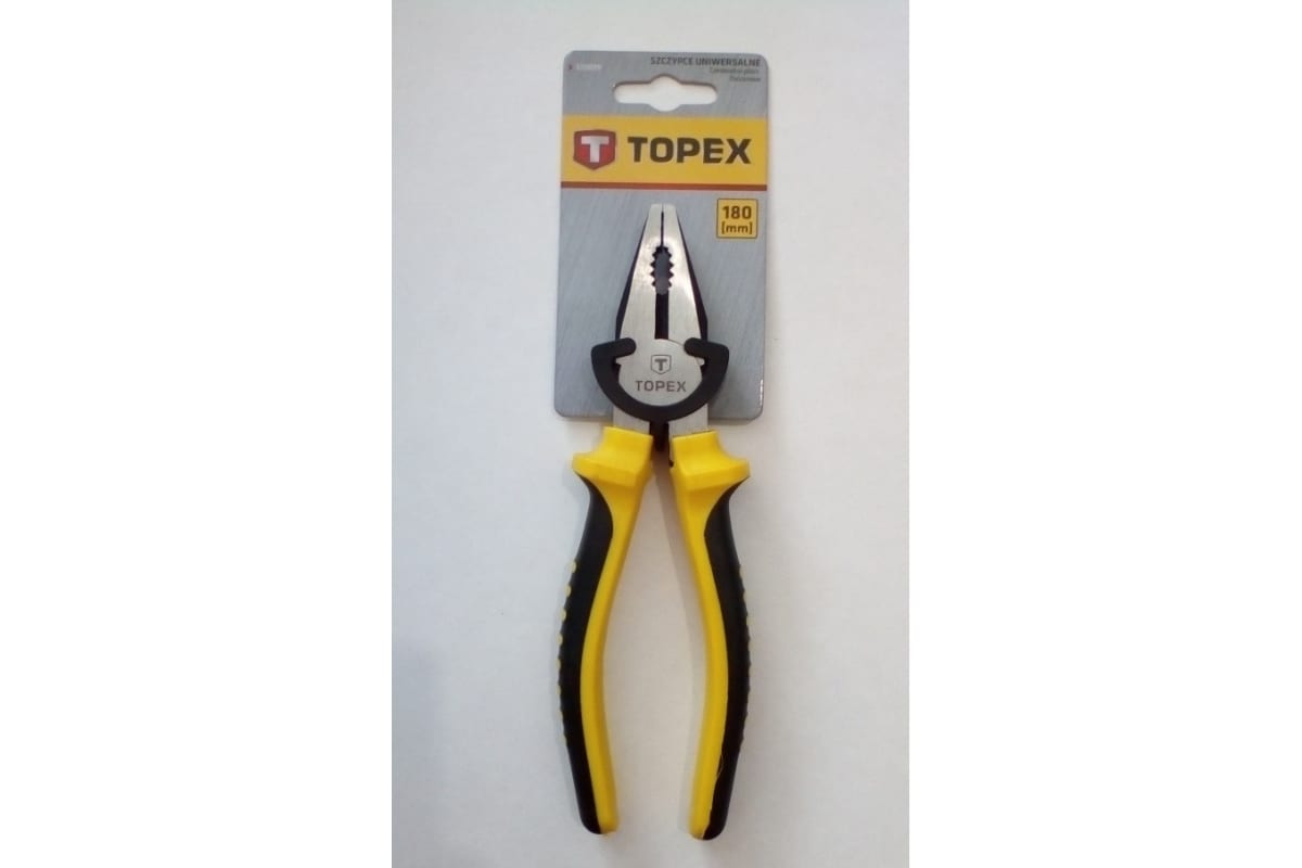 Плоскогубцы комбинированные, 180 мм TOPEX (32D099)
