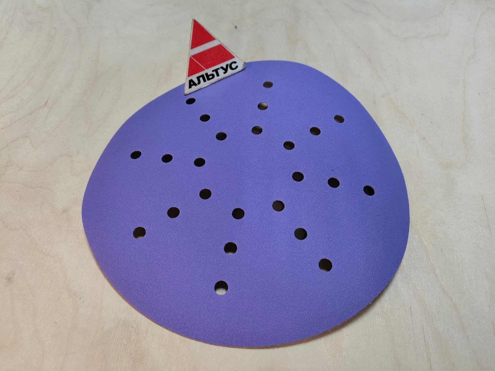 Круг абразивный шлифовальный Sandwox Purple D 225мм. P180								