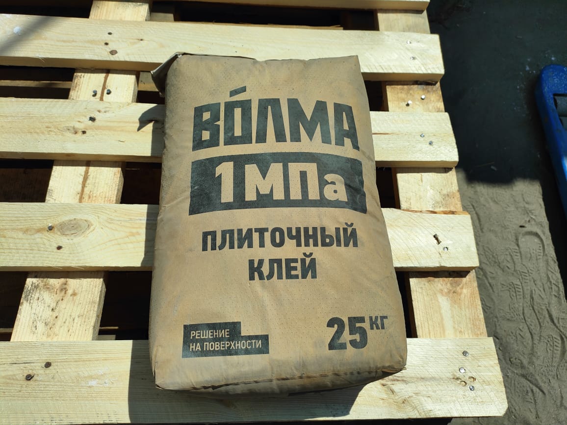 Плиточный клей Волма-1 МПа (ВТР) 25 кг ДИСКОНТ								