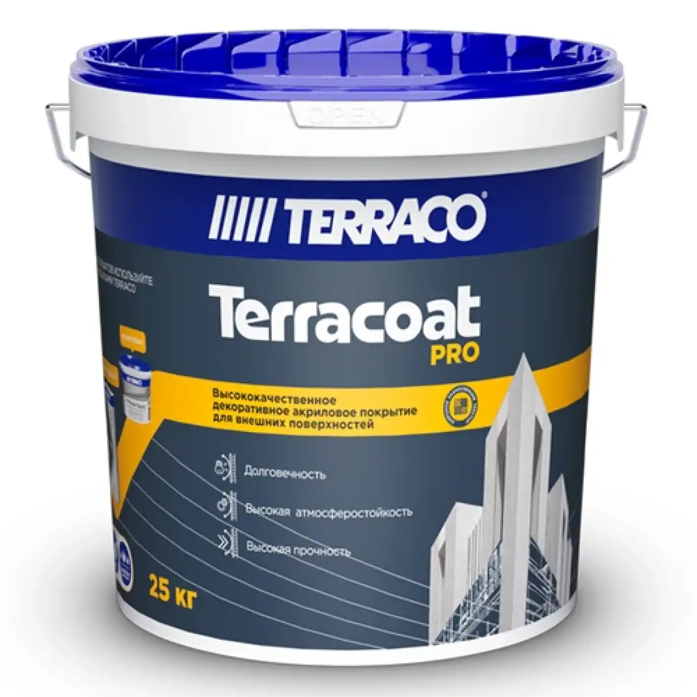 Штукатурка "Короед" акрил Terracoat Pro Excel (2,5мм) 25кг 