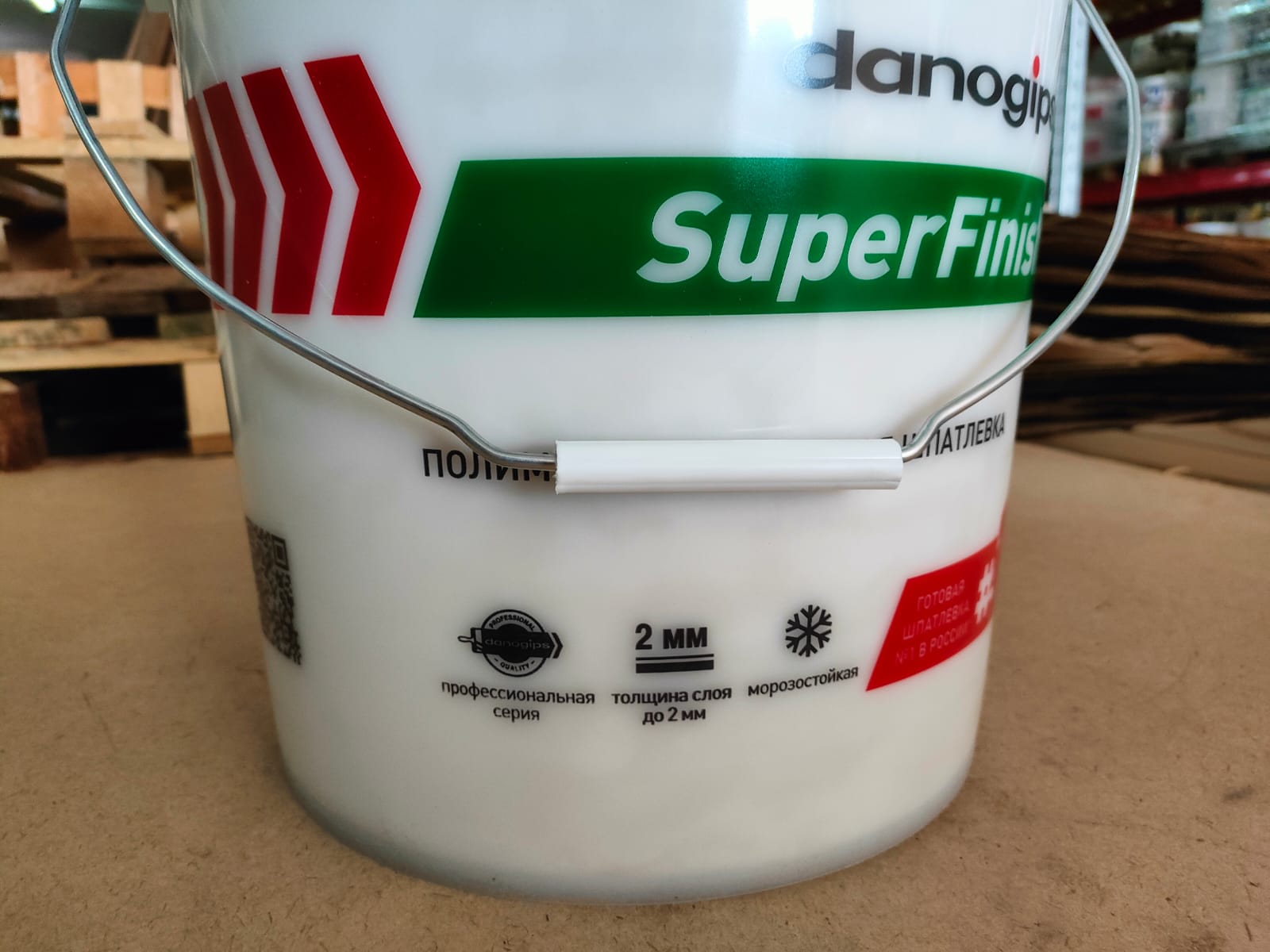 Полимерная финишная шпатлевка Danogips SuperFinish 28 кг / Даногипс СуперФиниш 17 л