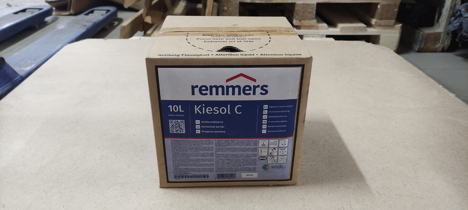Специальный крем для инъектирования безнапорным и напорным методом REMMERS KIESOL C 10 л