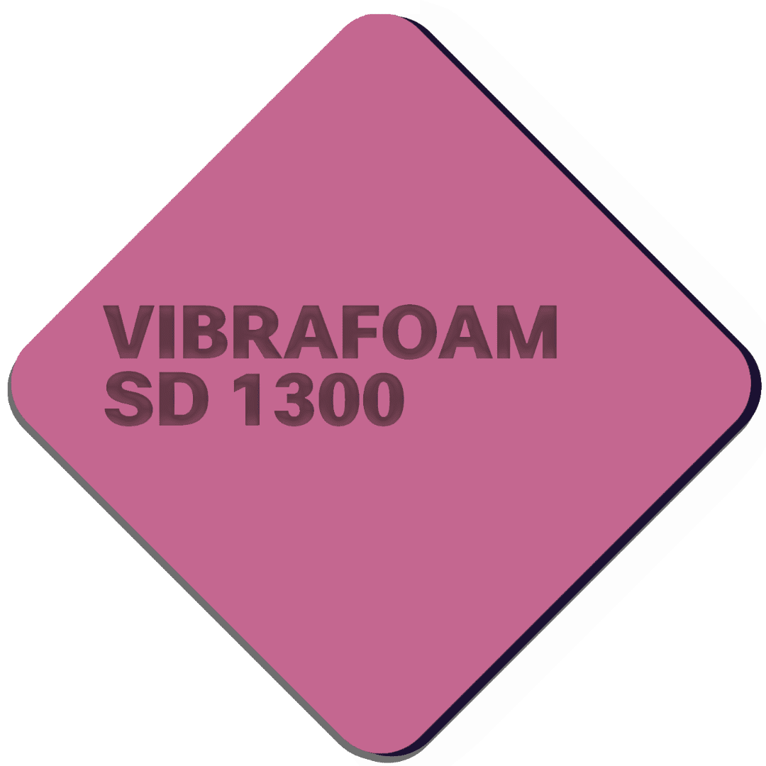 Эластомер Вибрафом (Vibrafoam) SD 1300 темно-розовый 2000х500x12,5 мм