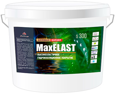 Гидроизоляционное покрытие MaxELAST 13 кг