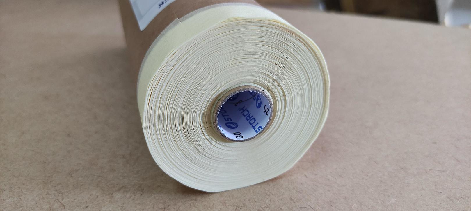Укрывочная защитная бумага с малярной лентой 30 см х 25 м STORCH для малярных работ, покраски								