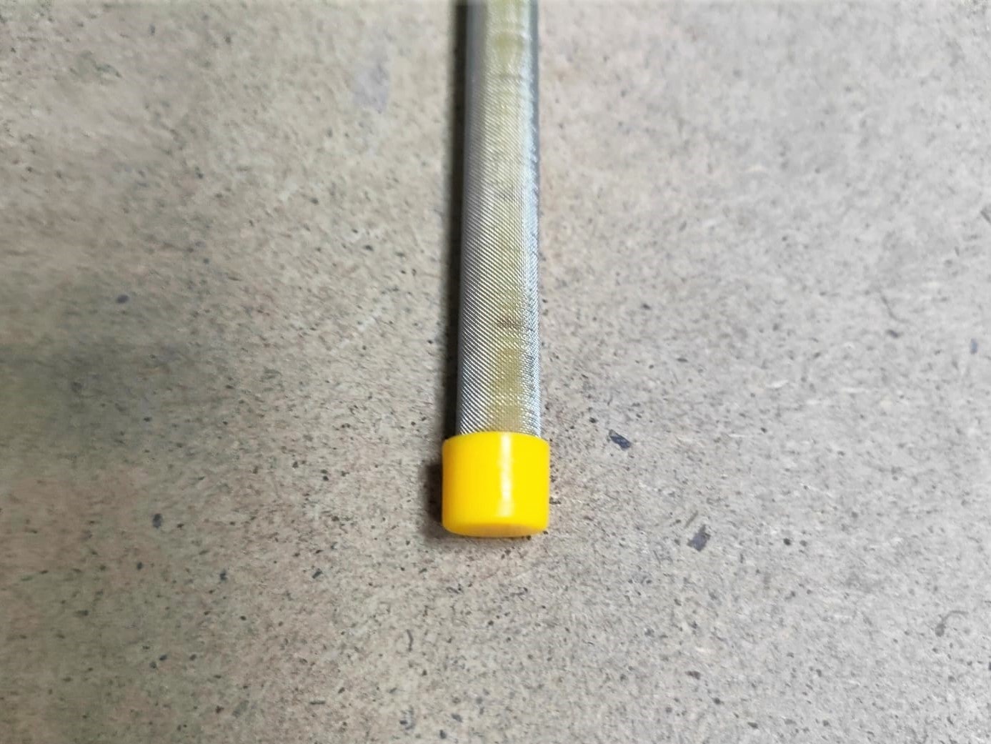 Фильтр тонкой очистки с резьбой (Titan) 100 меш Китай в пистолет аппаратов SPT/SPX, желтый