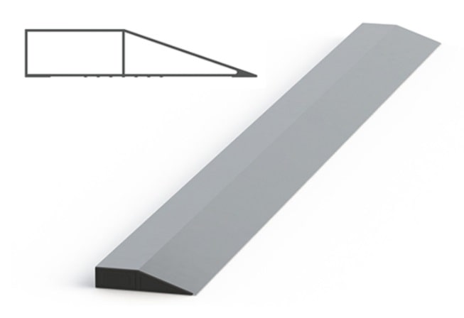 Алюминиевое строительное правило трапеция Профи 1,5 м с усиленной кромкой								