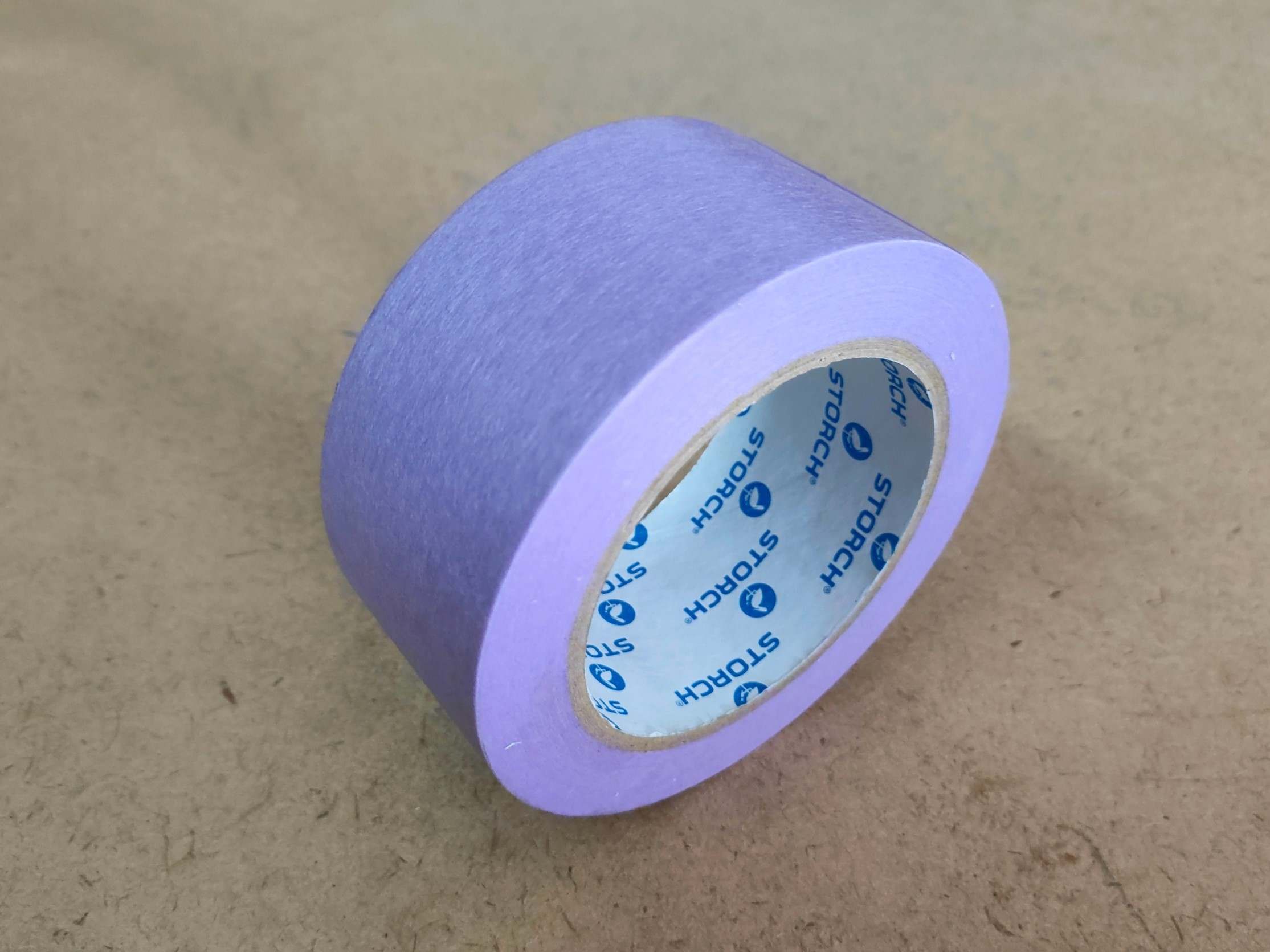 Лента малярная сверхтонкая, рисовая бумага, фиолетовая 50 мм х 50 м STORCH