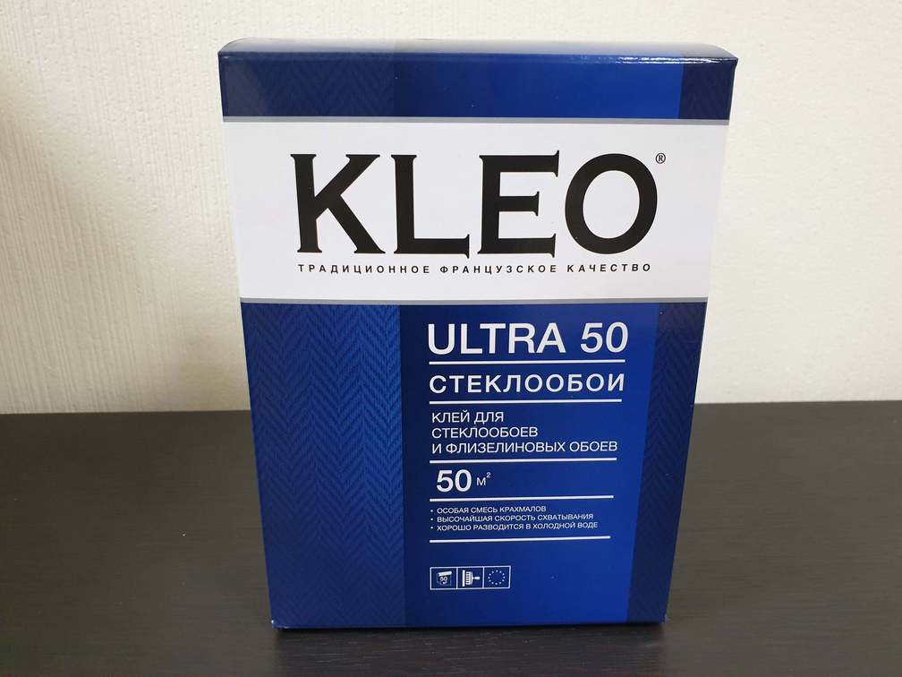 Клей для стеклообоев и флизелиновых обоев KLEO / КЛЕО ULTRA 500 гр