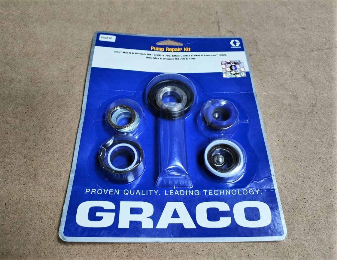 Ремкомплект уплотнений гидроцилиндра насоса Ultra Max GRACO / Грако