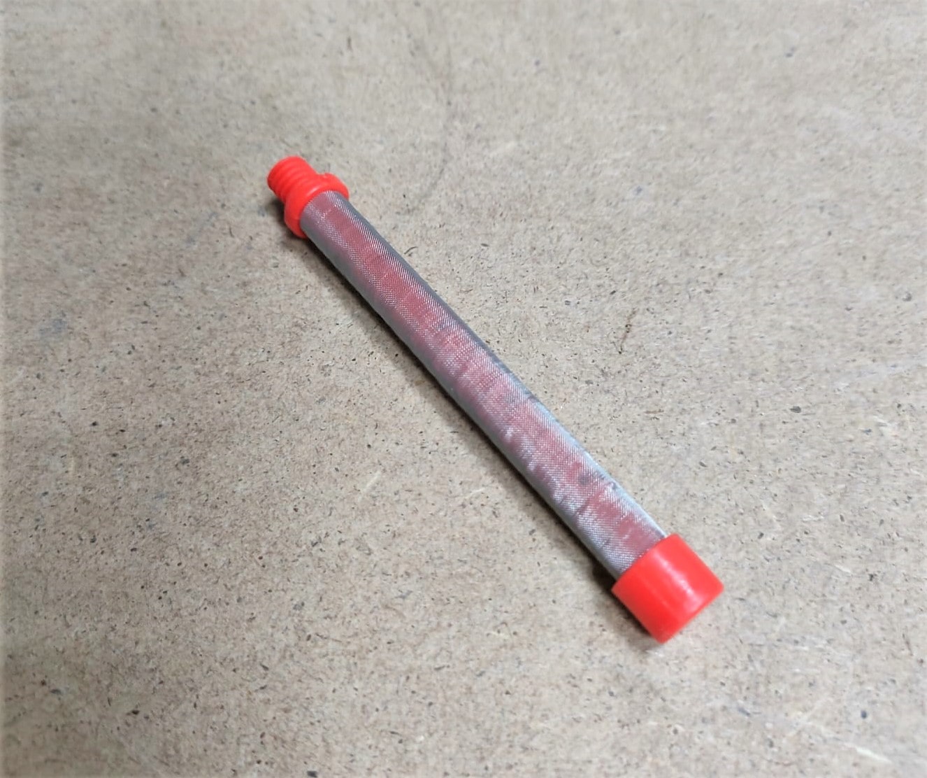 Фильтр тонкой очистки с резьбой (Titan) 150 меш Китай в пистолет аппаратов SPT/SPX, красный								